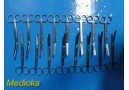 Lot of 16 SKLAR & Weck 460-720 Surgical Scissors, 30° Angled Up, L & D ~ 23913