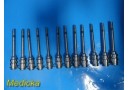9X Intuitive Surgical 420004-07 DaVinci 8mm, Long, Surgical Cannulas ~ 25992