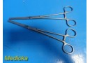 2X V. Muller SU6100 Glassman Gasto Intestinal Forceps, Straight, 9-1/4" ~ 25967