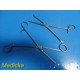 2X V. Muller SU6100 Glassman Gasto Intestinal Forceps, Straight, 9-1/4" ~ 25967