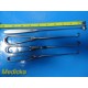 Aesculap Sklar Codman Assorted Cushing Vein Retractor Overall L: 8.5 -10" ~26222