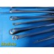 Lot of 12 Pilling V. Mueller Jarit Konig Assorted Wide Array Forceps ~ 26403