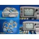 GE 250 Series Maternal Fetal Monitor W/ 2X U.S,1X ToCO Transducer & Leads ~25753