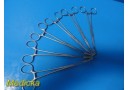 Lot of 6 Weck 500-530 Duval-Collins Tissue Grasping Forceps ~ 26647