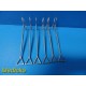 Lot of 6 Weck 500-530 Duval-Collins Tissue Grasping Forceps ~ 26647