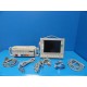 Agilent V24C CRITICAL/CARDIAC CARE Patient Monitor W/ Rack Modules & Leads~12238