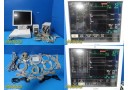 GE Solar 8000i Series Patient Monitor Sys W/ Display, Mount Rack & Leads ~ 27529