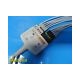 GE 2017006-001 Multilink ECG Trunk Cable W/ 10-Leads (Limb/Chest) ~ 25669