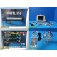 Philips M8002A Intellivue MP30 Monitor W/ M3001A Masimo MMS Module & Leads~27744