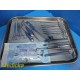 21X Pilling Weck Sklar Zimmer Assorted Cardiothoracic Surgery Set W/ Tray ~28099