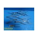 Lot of 8 Codman Symmetry Zimmer Assorted Orthopaedic Rongeur / Forceps ~ 24484