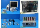 GE Solar 8000i Patient Monitoring Sys W/ TRAM 451M Module &* NEW Leads *~19344