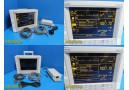 Datascope Passport XG Multi-Parameter Patient Monitor W/ 2X Acess Leads ~ 28154