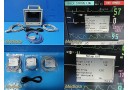 Philips M3046A M4 Series Patient Monitor W/ M3001A MMS Module & New Leads ~28615