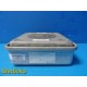 Case Medical Sterilization Container W/ Lid, Quarter Size ~ 28671