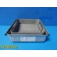 Case Medical Sterilization Container W/ Lid, Basket & Retention Plate ~ 28673