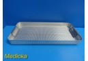 Case Medical BSKF02 Perforated Medi-Tray Basket, Full-Size, Aluminum Tray ~28242