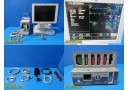 GE Solar 8000i Patient Monitor W/ Multi-parameter Module & Patient Leads ~ 19351