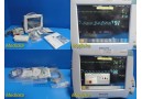 Philips M8004A Intellivue MP50 Anesthesia Monitor W/ M3001A MMS Mod+Leads ~28304