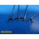 Lot of 4 V. Mueller Assorted JAKO Micro Laryngeal ENT Forceps Set ~ 28343