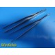  Sklar 19-2860 & Aesculap BD701R Brown Tissue Forceps, 6" ~ 28469