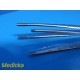  Sklar 19-2860 & Aesculap BD701R Brown Tissue Forceps, 6" ~ 28469