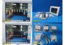 Spacelabs Ultraview 91369 Patient Monitor W/ 91496 Module & NEW LEADS ~ 28847