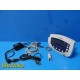 Hill Rom 300 Series Vital Signs Patient Monitor W/ Leads & Power Supply ~ 28924