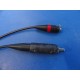 GENERIC FIBEROPTIC LIGHT SOURCE / LIGHT GUIDE CABLE , BLACK , 7' Length ~ 12919