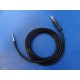 GENERIC FIBEROPTIC LIGHT SOURCE CABLE , BLACK , 7' Length ~ 12917