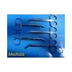 Lot of 11 V. Mueller Sklar Isurg Pakistan Assorted Angled Scissors ~ 24009