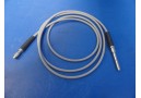 GENERIC FIBEROPTIC LIGHT SOURCE CABLE W/ SCOPE ADAPTOR Gray, 8' Length ~ 12916