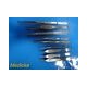 9X Symmetry V. Mueller Sklar Pilling Euro-Med Assorted Tissue Forceps ~ 23919