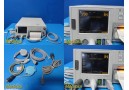 GE 120 Series 0129 Maternal Fetal Monitor W/ US,TOCO Transducer, NBP Hose ~29283