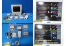 Spacelabs Ultraview SL 91369 Patient Monitor W/ 90496/91517 Module & Leads~29596