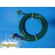 Unbranded Oxygen (O2) Conductive Hose W/ Medical Fittings, 12-ft, Green ~ 29656