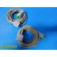 2X GE 412931-021 (2106311-00) ECG Trunk Cable, 3/5 Lead, AHA, 20-ft/6m ~ 29907