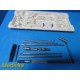 Zimmer Free-Lock Femoral Fixation System Instrument Set, Orthopedic ~ 30015