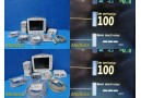 GE Datex Ohmeda S-5/FOFM-00 Patient Monitor W/ New Leads *TESTED* ~ 30511