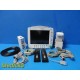 GE Datex Ohmeda S5/FM Patient Monitor W/ NBP,SpO2, ECG Leads, MMS Module ~ 30514