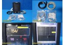 Datascope Mindray Accutorr 7 Colored Patient Monitor, W/ Leads, RECENT PM ~30587