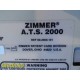 Zimmer ATS 2000 (Ref 60-2000-101) Automatic Tourniquet System (FOR PARTS)~ 30608