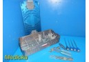 B. Braun Aesculap S4 Pedicle Preperation Spinal Surgery Set W/ Case ~ 30238
