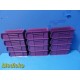 Lot of 12 Akro-Mills 30224Purple Plastic Storage Bins (11 x 4.25 x 4") ~ 30838