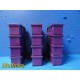 Lot of 12 Akro-Mills 30224Purple Plastic Storage Bins (11 x 4.25 x 4") ~ 30838