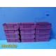 Lot of 12 Akro-Mills 30224Purple Plastic Storage Bins (11 x 4.25 x 4") ~ 30838