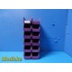 Lot of 12 Akro-Mills 30224Purple Plastic Storage Bins (11 x 4.25 x 4") ~ 30838