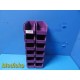 Lot of 12 Akro-Mills 30224Purple Plastic Storage Bins (11 x 4.25 x 4") ~ 30838