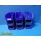 Lot of 9 Akro-Mils 30230 Blue Plastic Storage Bins (11 x 5.5 x 5") ~ 30839