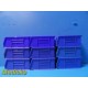 Lot of 9 Akro-Mils 30230 Blue Plastic Storage Bins (11 x 5.5 x 5") ~ 30839